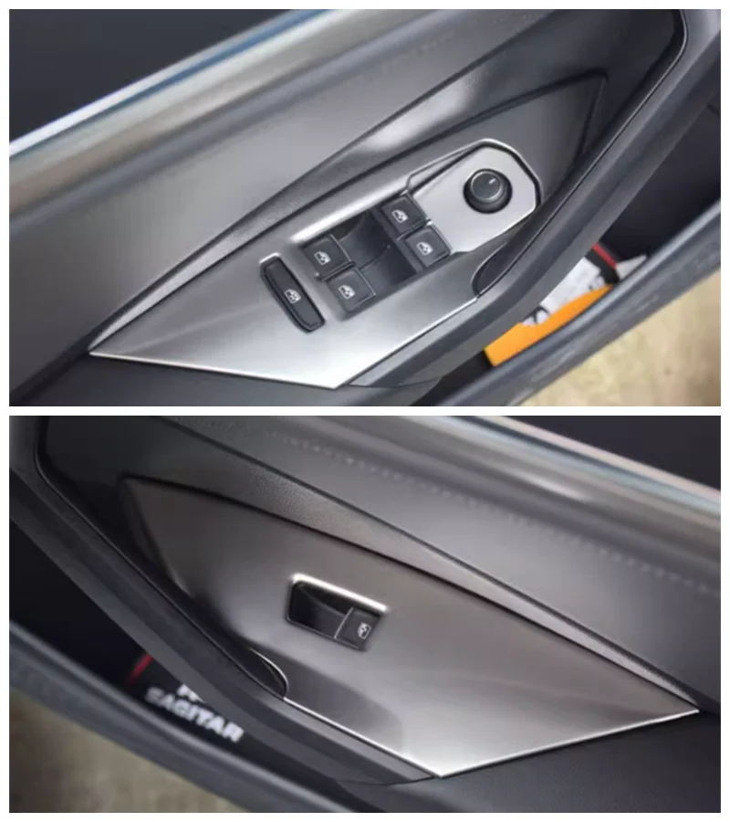 For VW Volkswagen JETTA MK7 2019 2020-2023 Interior Accessories Door Armrest Window Switch Control Protection Panel Cover Trim