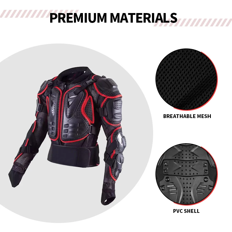 

Men's Motorcycle Riding Jacket Armor Protection Jackets ATV Motocross Enduro Racing Moto Protective Equipment Clothes cafe racer