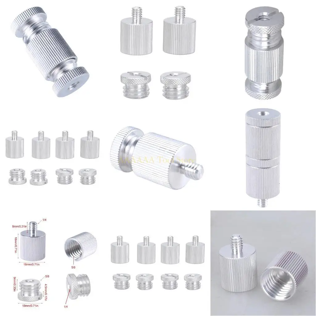 A2BE 1/4インチから5/8インチのアルミニウムアダプター1/4スレッドレンジファインダー三脚アダプターコンバータースレッドネジアダプター