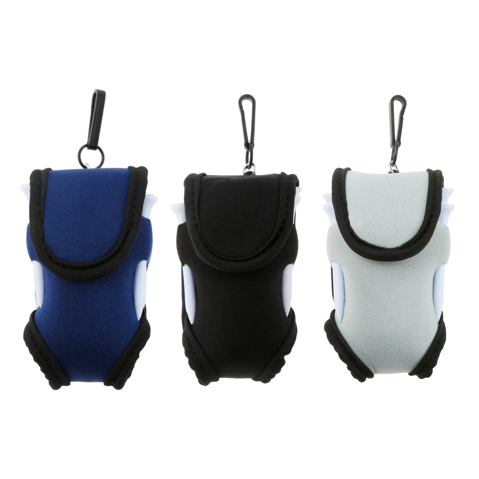 

1pc Mini Portable Golf Ball Holder Bag Waist Bags Soft Elastic Pouch with 2 Balls 4 Tees 3 Colors Golf Accessories