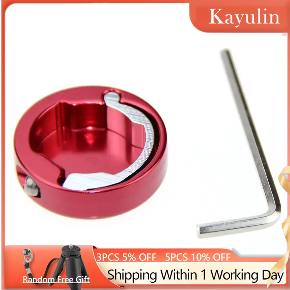 Алюминиевые Анодированные колпачки для руля велосипеда KAYULIN, черные/красные