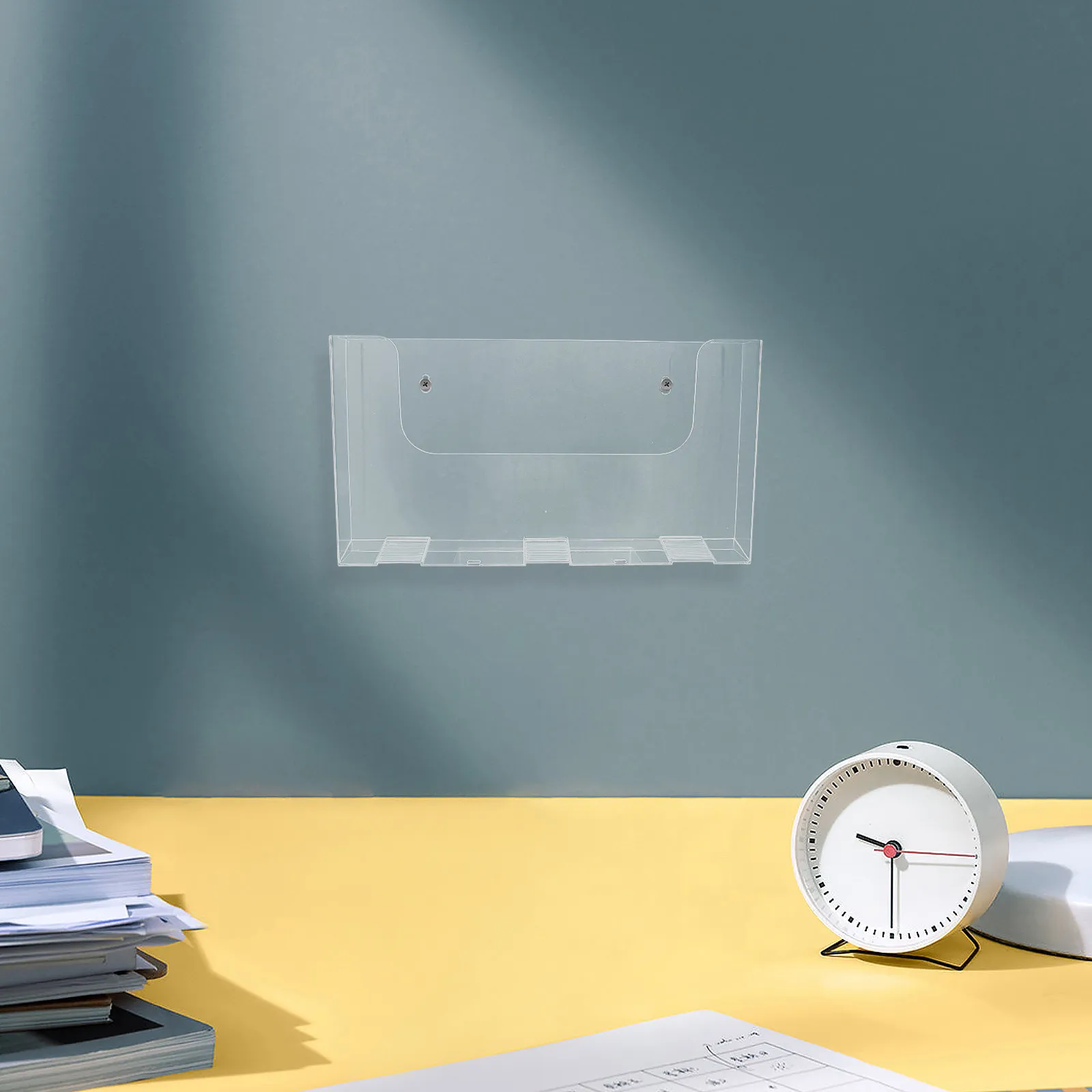 acrylic-wall-file-holder-2-pack-transparent-document-organizer-large-capacity-magazine-rack-office-paper-shelf