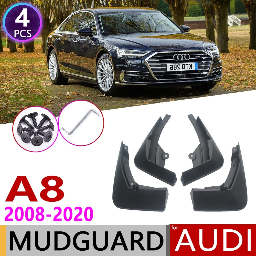 

Mudflap for Audi A8 D3 D4 D5 2008~2020 Fender Mud Guard Flap Splash Flaps Mudguards Accessories 2009 2010 2011 2015 2018 2019