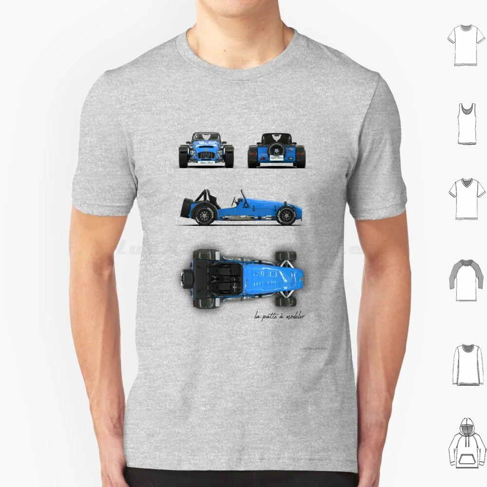 Caterham / Lotus Super 7 T Shirt Big Size 100% Cotton Caterham Lotus Automobile Because Vintage 3d Self Carro