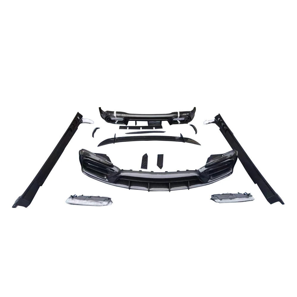 Dream Garage Carbon Fiber Wide Bodykit Car Bumpers Fenders Compatible With Benz  GT63 4 Doors