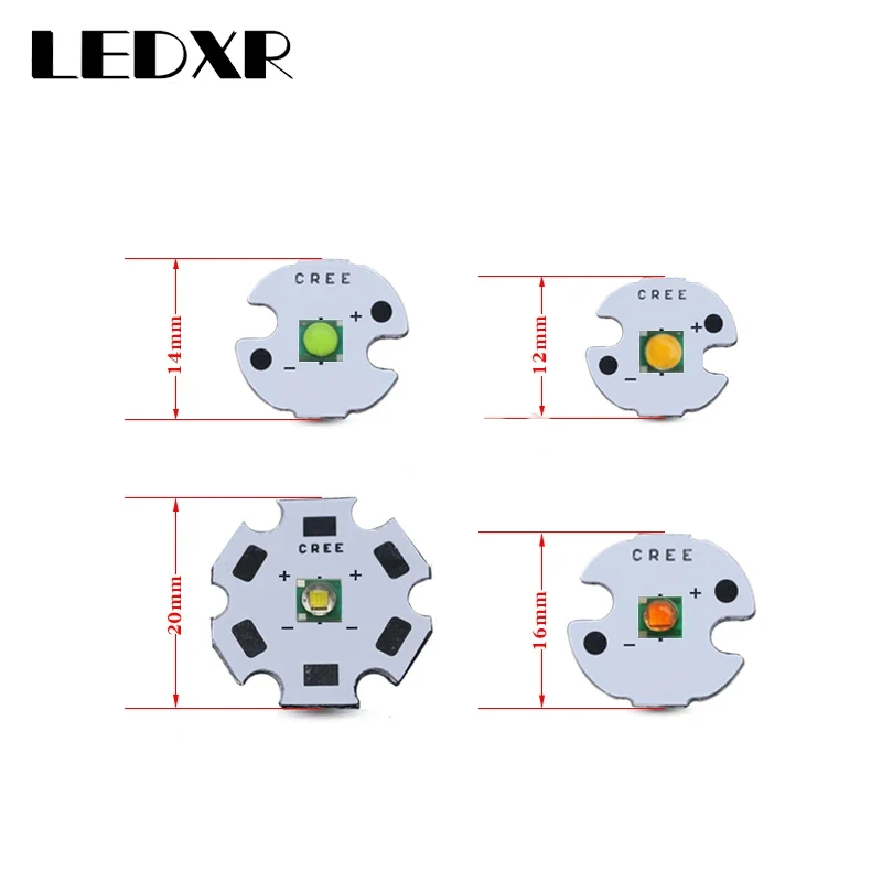 high power 3W LED  3535 XPE lamp beads white red green blue yellow purple infrared infrared can solder12-20mm LED PCB