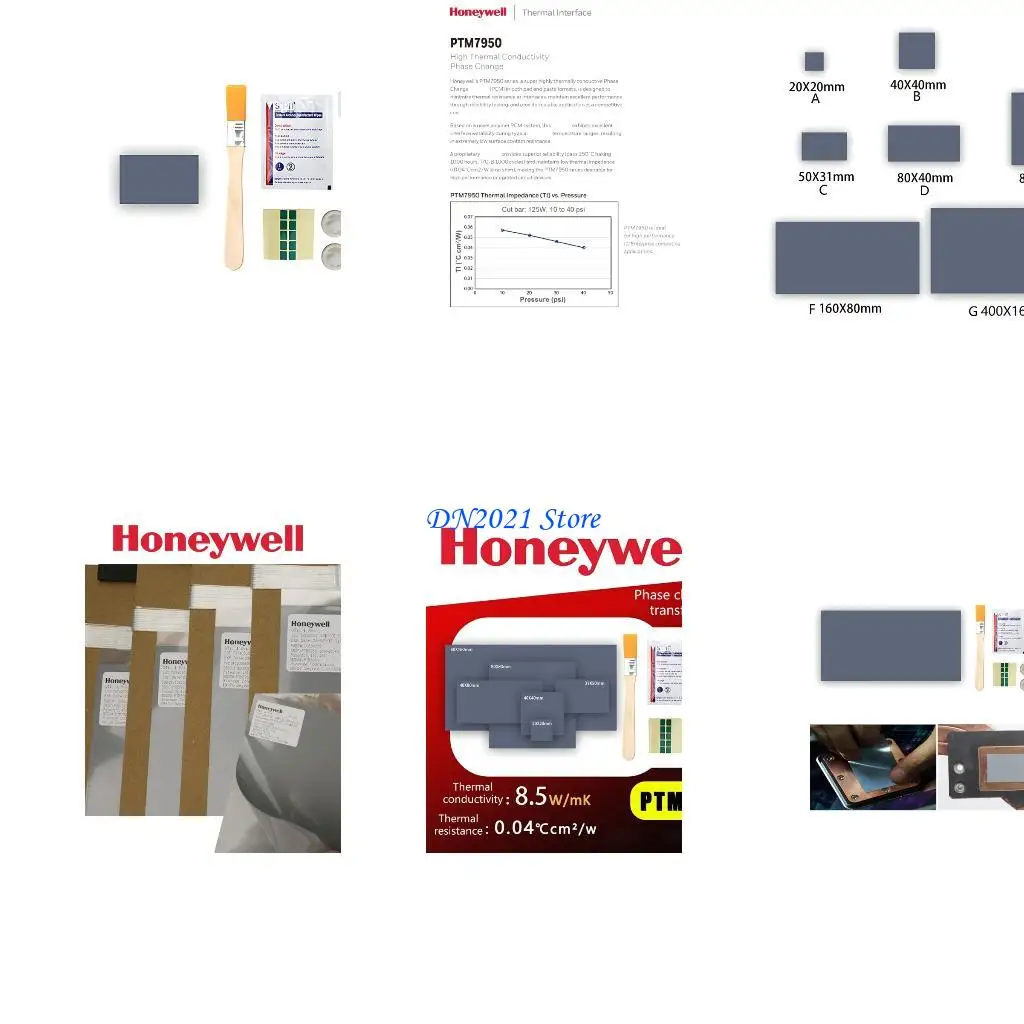 F3KE PTM 7950 عجينة حرارية: وسادة سيليكون موصلة لتبريد GPU/CPU