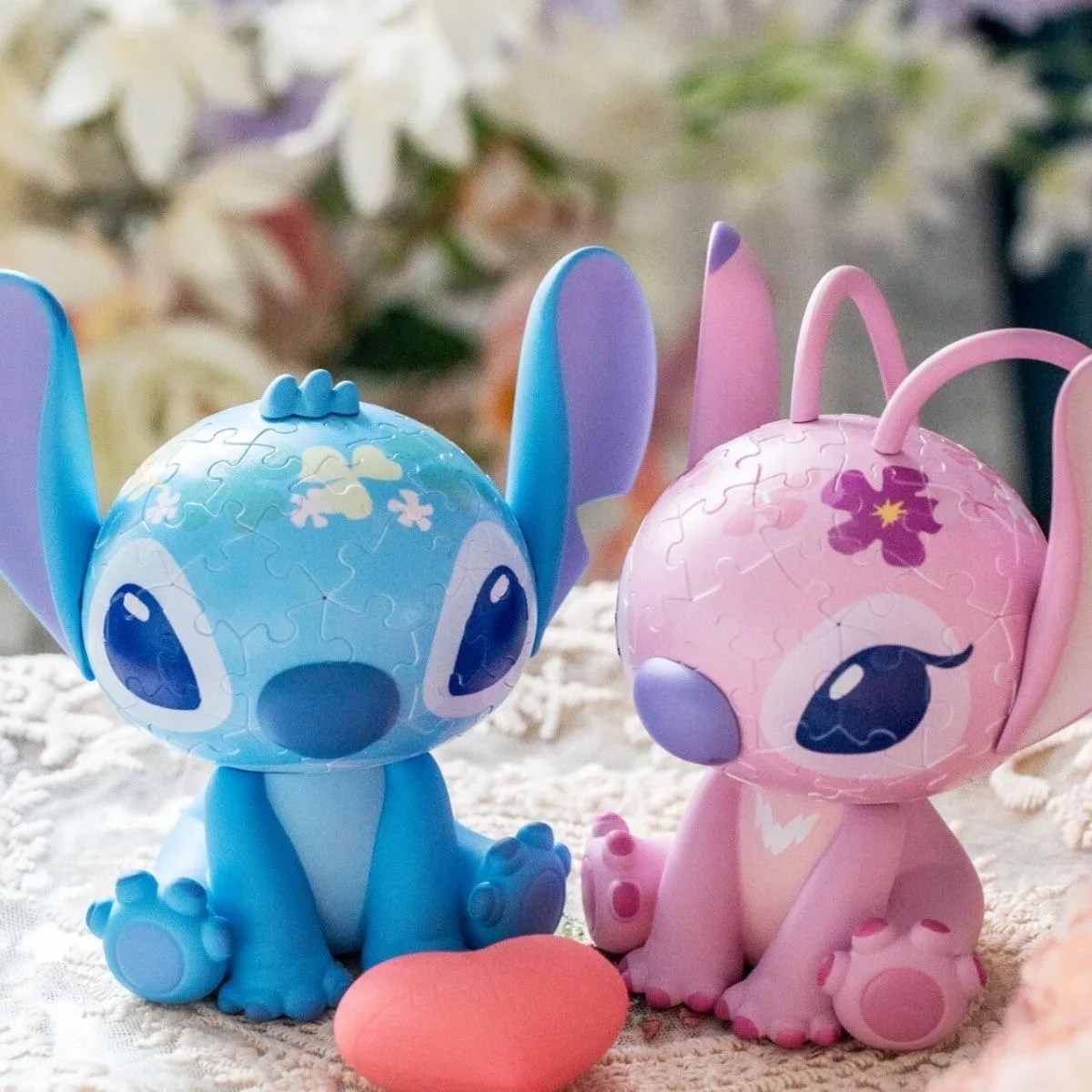 3d-Jp Lilo & Stitch Figure Anime Stitch Angel Love Night Light Room Decoration Girl Kawaii Night Lamp Room Decora Christmas Gift