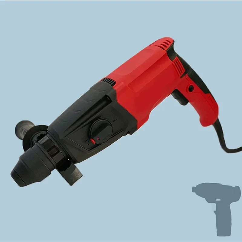 

Small New ALightweight Electric Hammer 26mm Speed Regulation Three-function Hammer Drill Flat Drill Positive And Negativ