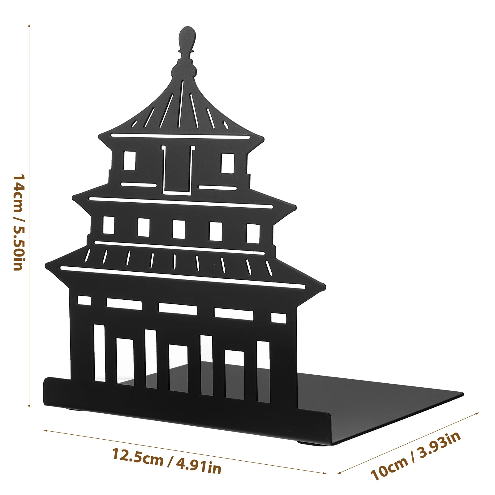 Metal Bookends Minimalist Design Heavy Duty Holder For Shelf Organizer File Storage Reading Book Stands Desktop Book