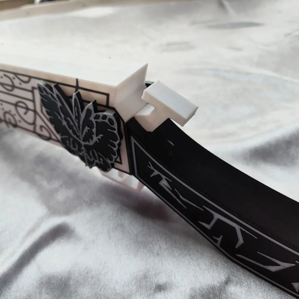 Juego de Anime Biblioteca de Ruina Angela, accesorios de Cosplay, pistola de mariposa blanca y negra, accesorios de juego de rol para fiesta de Halloween para hombres y mujeres