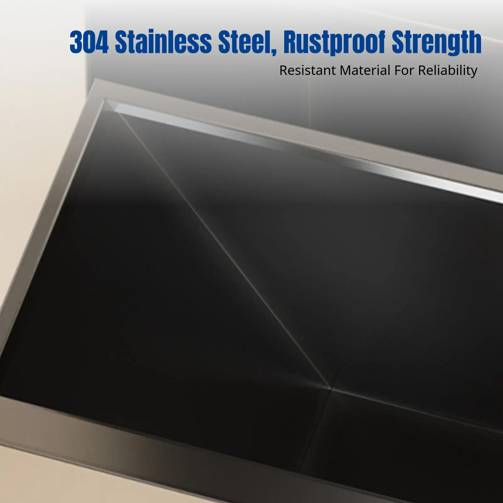 

Встраиваемая ниша для ванной из нержавеющей стали 304 с мусорным ведром, держателем для салфеток и местом для хранения, настраиваемый дизайн