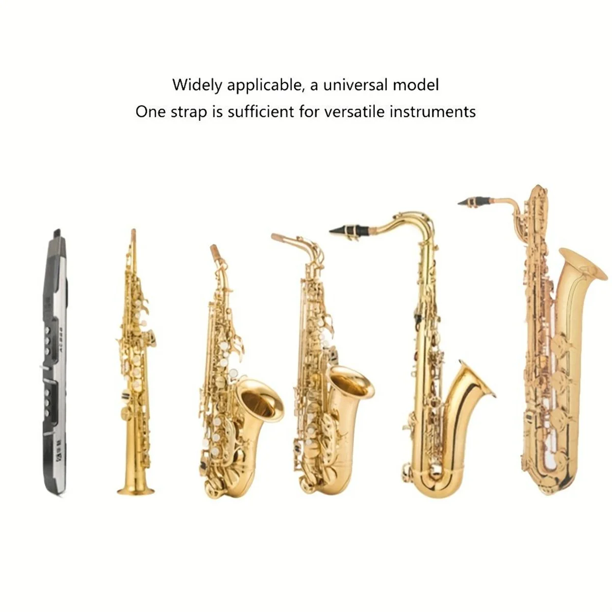 Saxophone Shoulder Straps (Alto/Soprano/Tenor Compatible): Premium Protective Lanyard | Must-Have Music Instrument Accessory