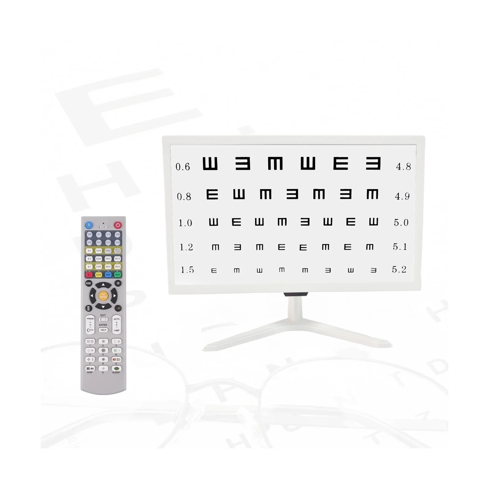 Visual Acuity Chart Monitor VC-4 Lcd Vision Chart Best Selling Optometry Lcd Chart Monitor