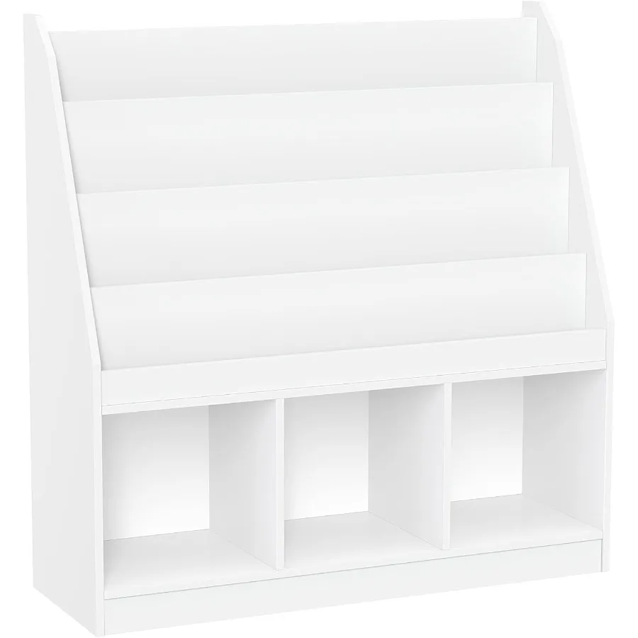 

RiverRidge 4 shelves Three Cubbies Bookrack White 02-251 11.81"D x 35"W x 36"H