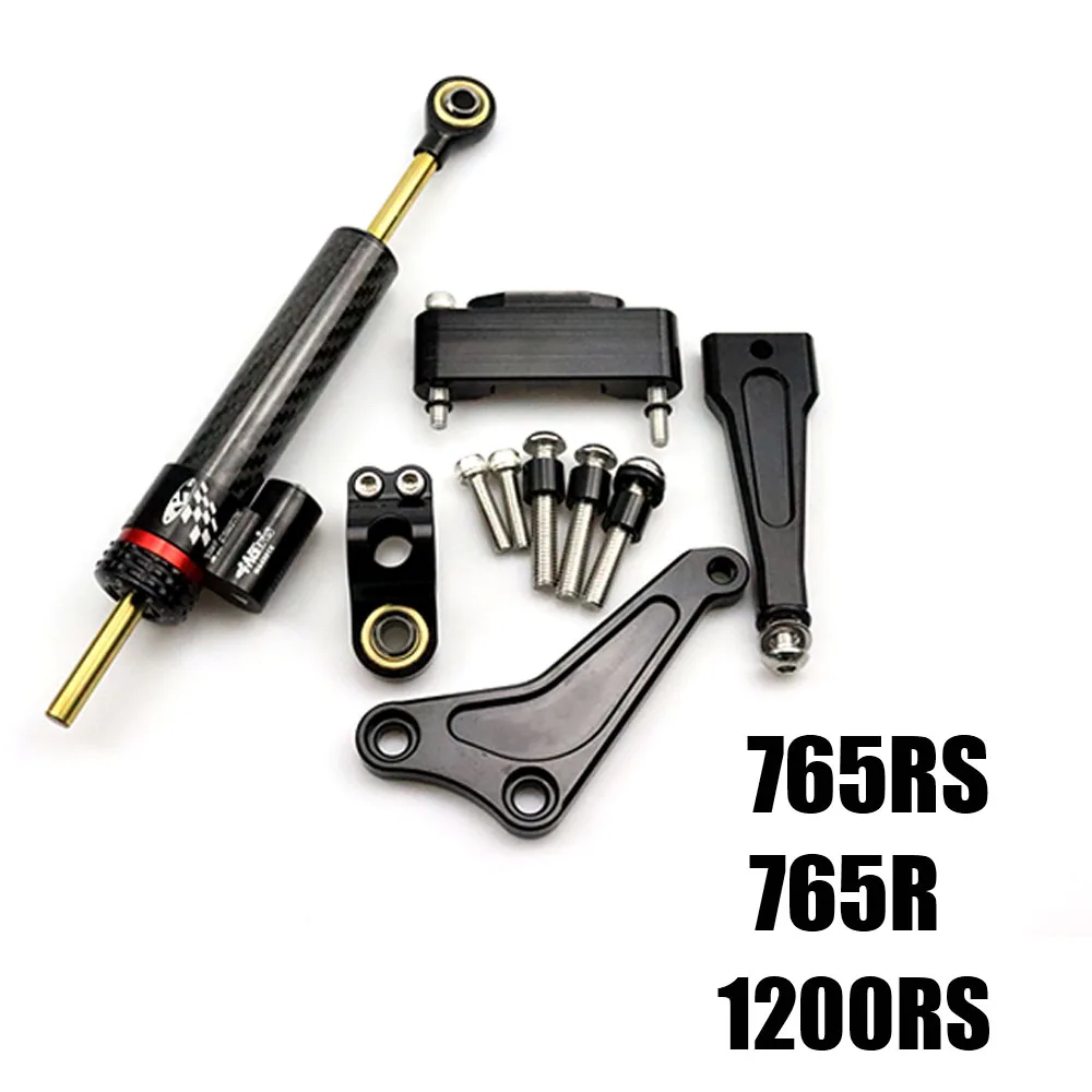 

FOR Street Triple 765r 765rs 1200rs Motorcycle Steering Stabilizer Damper Mounting Bracket Kit