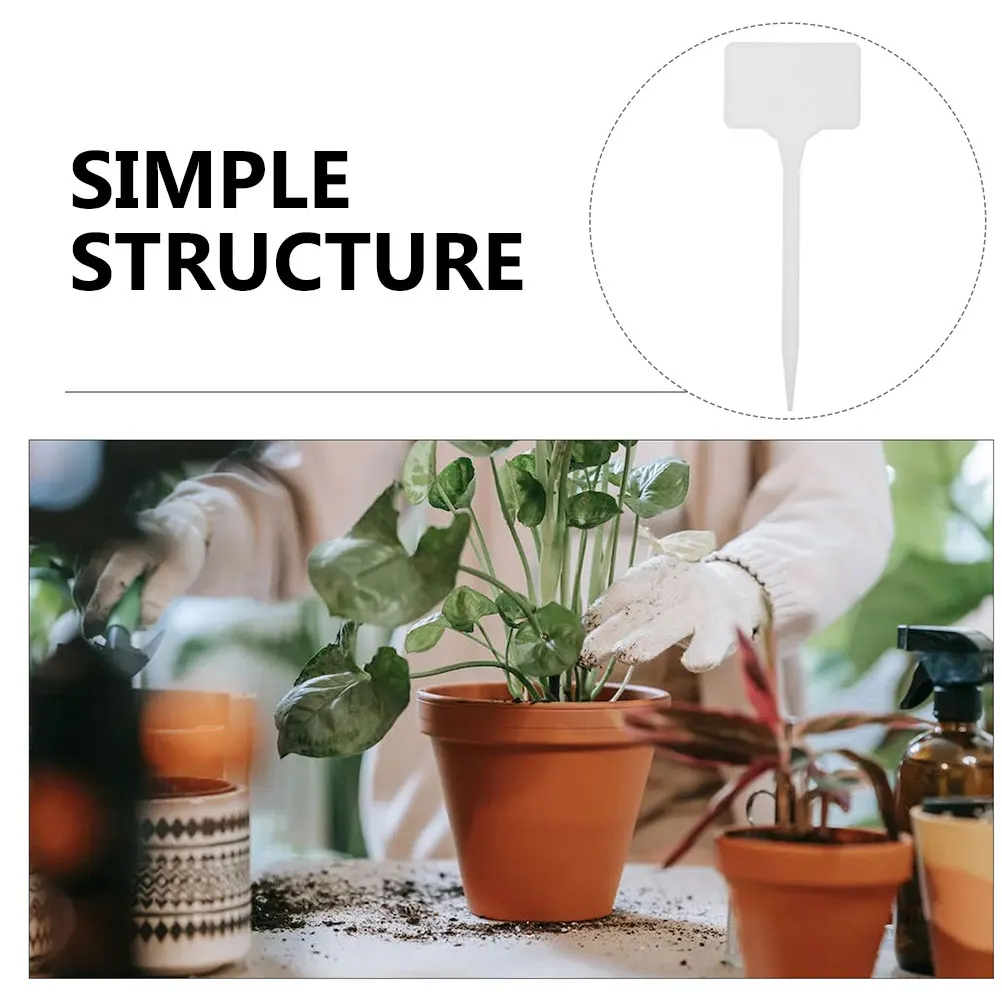 

30 Pcs DIY Plant Labels Plastic Garden Markers for Flower Bed Pot Easy Identify Tags Lattice Succulent Decorations