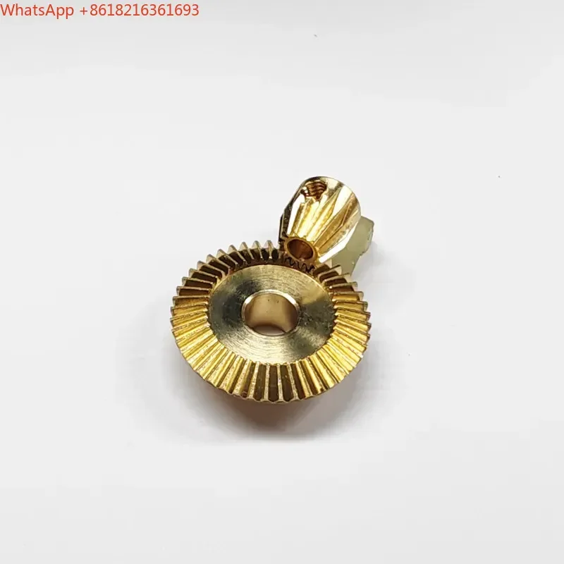 Limited Offer 0.5 Mode 15/45 Teeth 1:3 Bevel Gear 3 Times Reduction 90 Degree Drive Model, Static Change, Brass Bevel Gear
