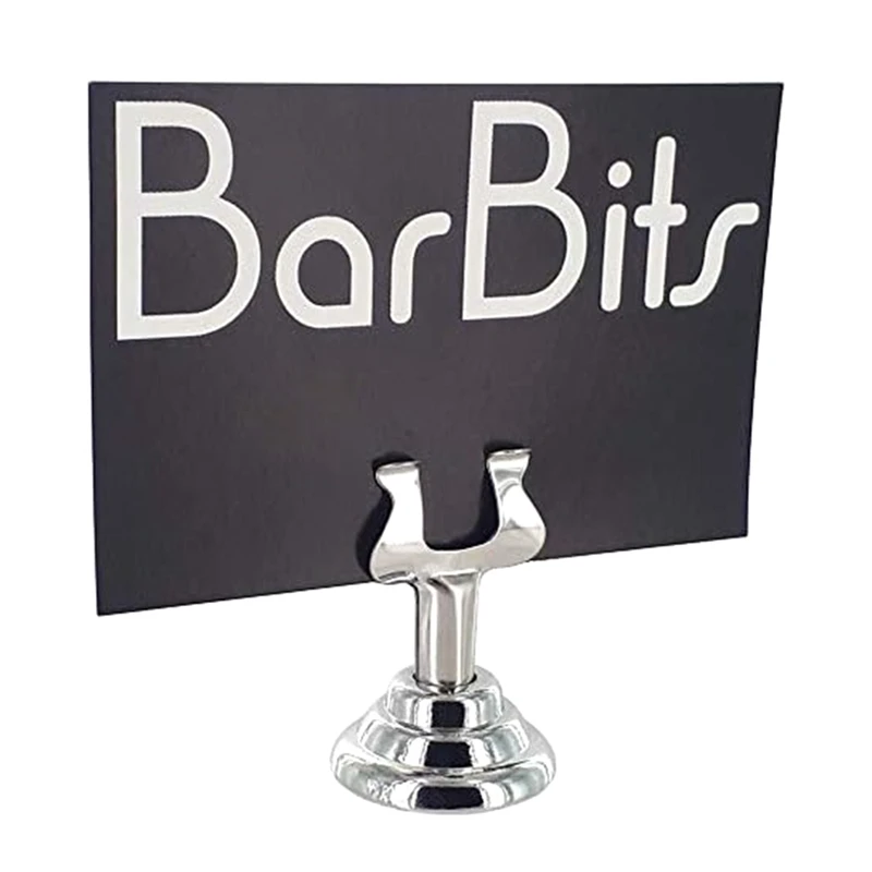 Mini Menu Sign Stands Label Clip Pack Of Wedding Place Card Table Numbers Holders For Restaurants, Cafes And Cake Shops