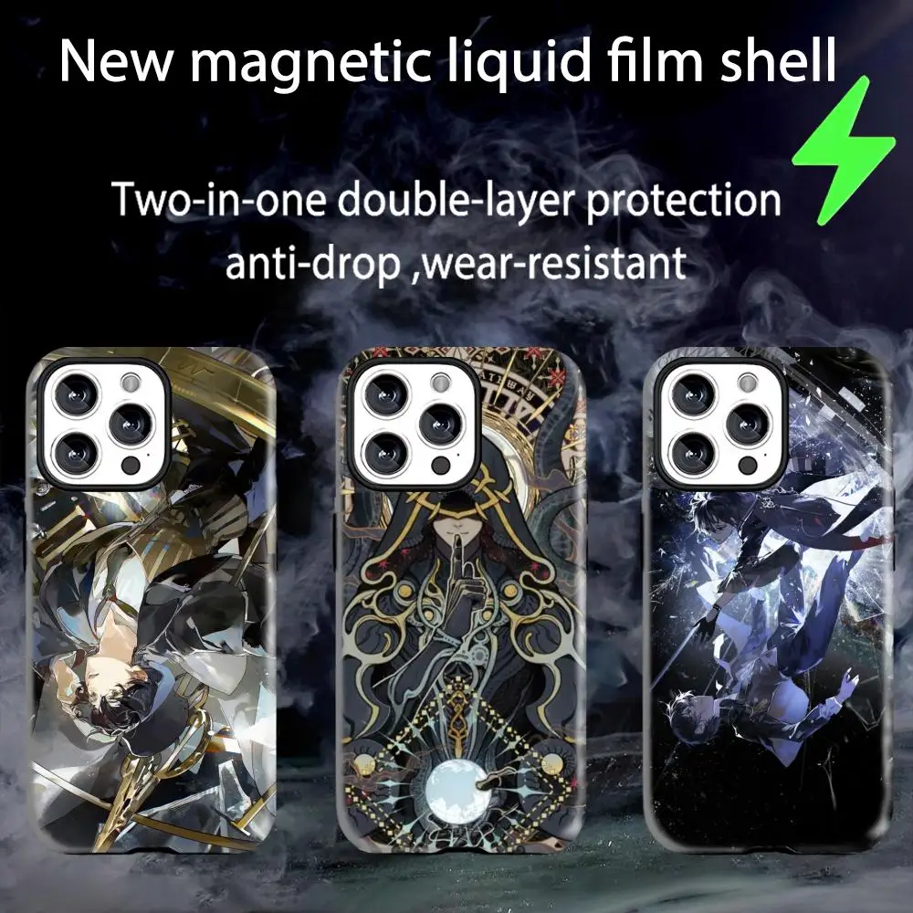 Чехол для телефона Lord of Mysteries, магнитный, 2-в-1, глянцевый, для iPhone 17, 16, 15, 14, 13, 12, 11 Pro Max, Plus, mini, XS Чехол для телефона Lord of Mysteries, магнитный, 2-в-1, глянцевый, для iPhone 17, 16, 15, 14, 13, 12, 11 Pro Max, Plus, mini, XS