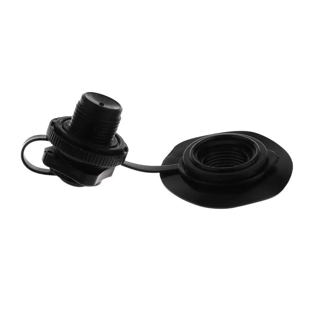 Air Plug Valve Base Sturdy Plastic Screw Inflatable Boat Accessories for Kayak Raft Mattress Repair
