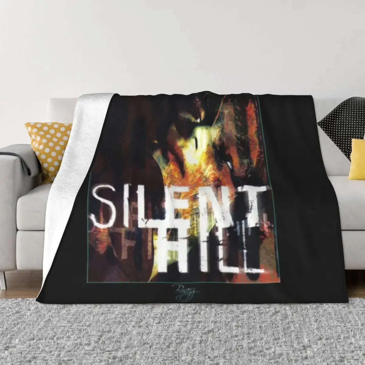 Silent Hill 1 - Ps1 Box Art (Old Cover) An Ultra-Soft Micro Fleece Blanket