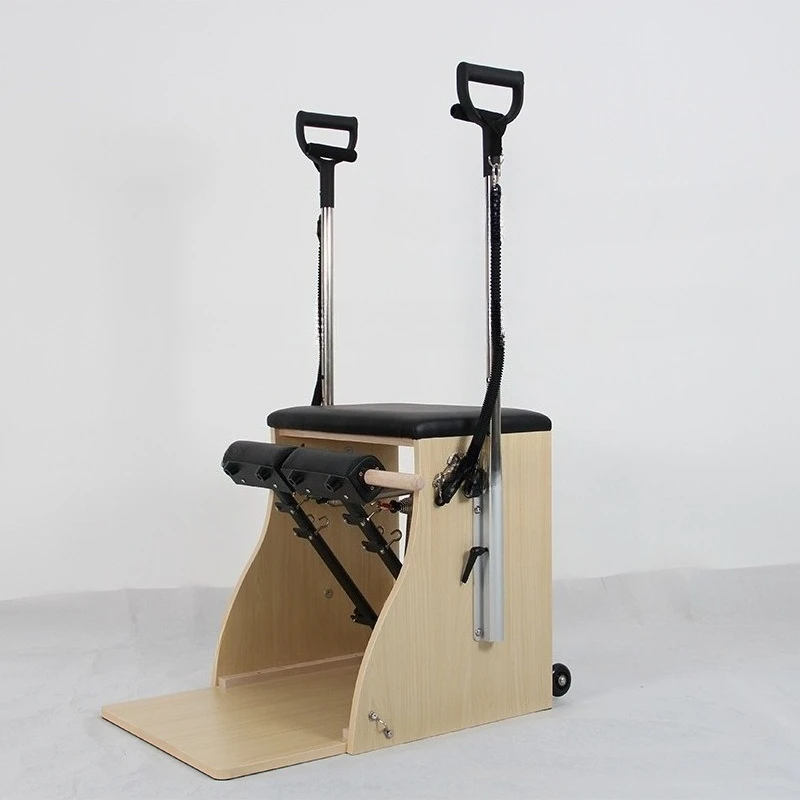 Solid wood maple pilates pedal chair large equipment, yoga studio fat reduction equipment training is a pedal pedal chair
