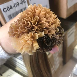 U Tip Hair Extensions Human Hair Keratin Straight Black Blonde Hot Fusion 100% Natural Human Hair Machine Remy Nail Tips Hair