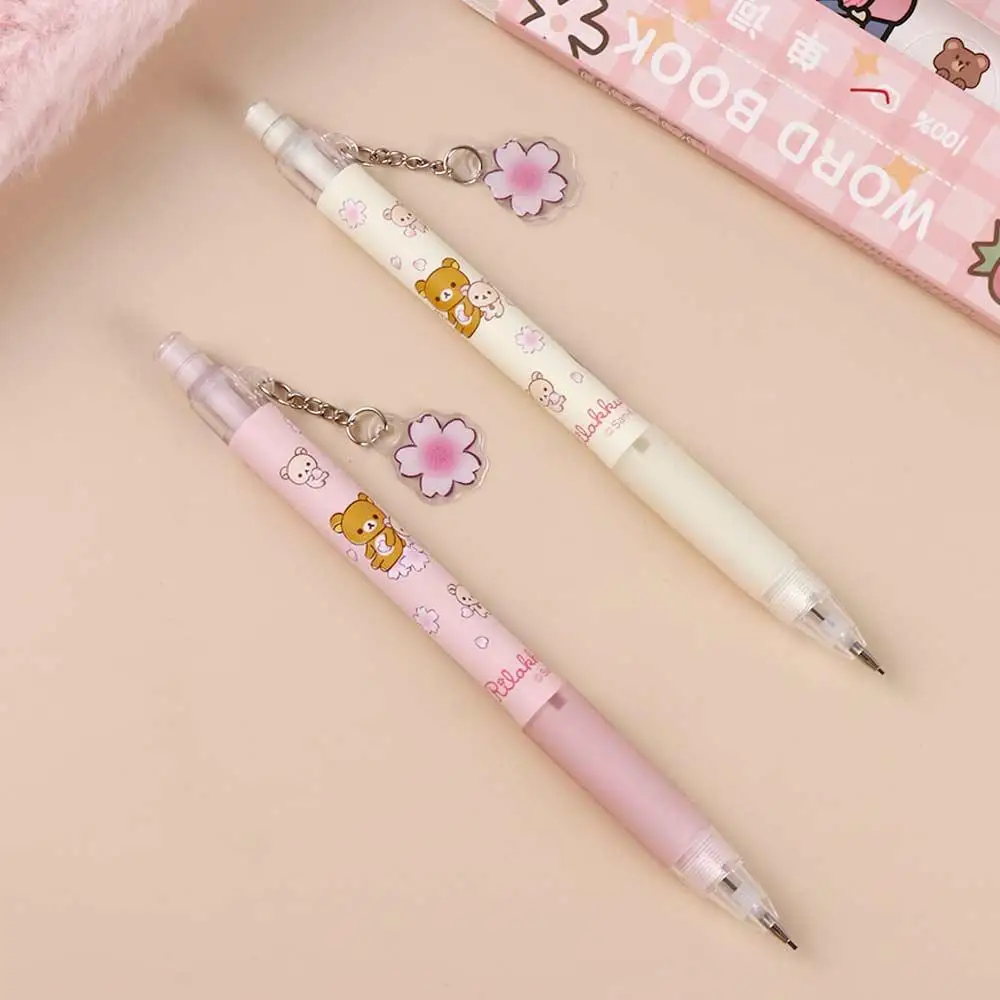Kawaii โรงเรียนหมีเด็กของขวัญการ์ตูน 0.5/0.7 มม.กดปากกาเคลื่อนย้ายได้ดินสอดินสออัตโนมัติดินสอ