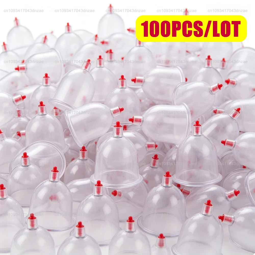 

10-100Pcs Vacuum Cupping Massage Jar Cans Chinese Medicine Physiotherapy Anti-Cellulite Suction Cups Body Massager Healthy Care