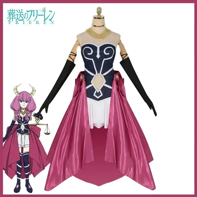 FC6Anime Frieren: Beyond Journey's End Aura Cosplay Kostuum Hemdje Rok Prinses Jurk Pruik Vrouw Sexy Halloween Carnaval@FC8!