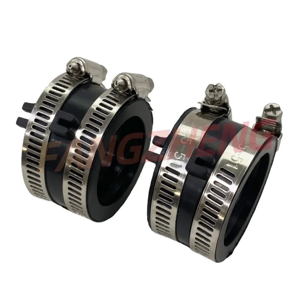 2Pcs Motorcycle Carburetor Intake Manifold Boots Fit For Honda VT600 VT750 Shadow 16211-MAW-600 Rubber Carb interface