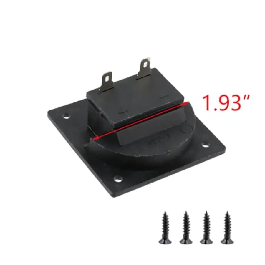 2,24 x 2,24 Lautsprecherbox, Termil-Becher, 2 Positionen, Federclip, Lautsprecherschrank, Polklemmen, 10 Stück, 1,93 lh Durchmesser