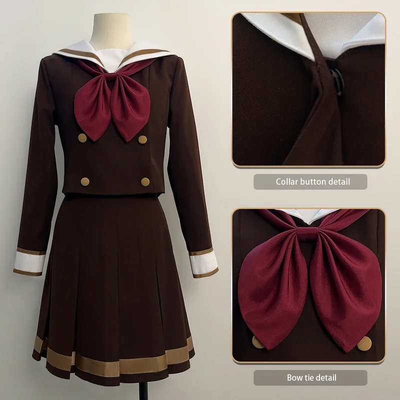 FC6HOLOUN Sound Euphonium Anime Okame Kumiko Kato Hazuki Kawashima Cosplay Costume School Uniform JK Skirt Bow Tie Coffee C@FC8！