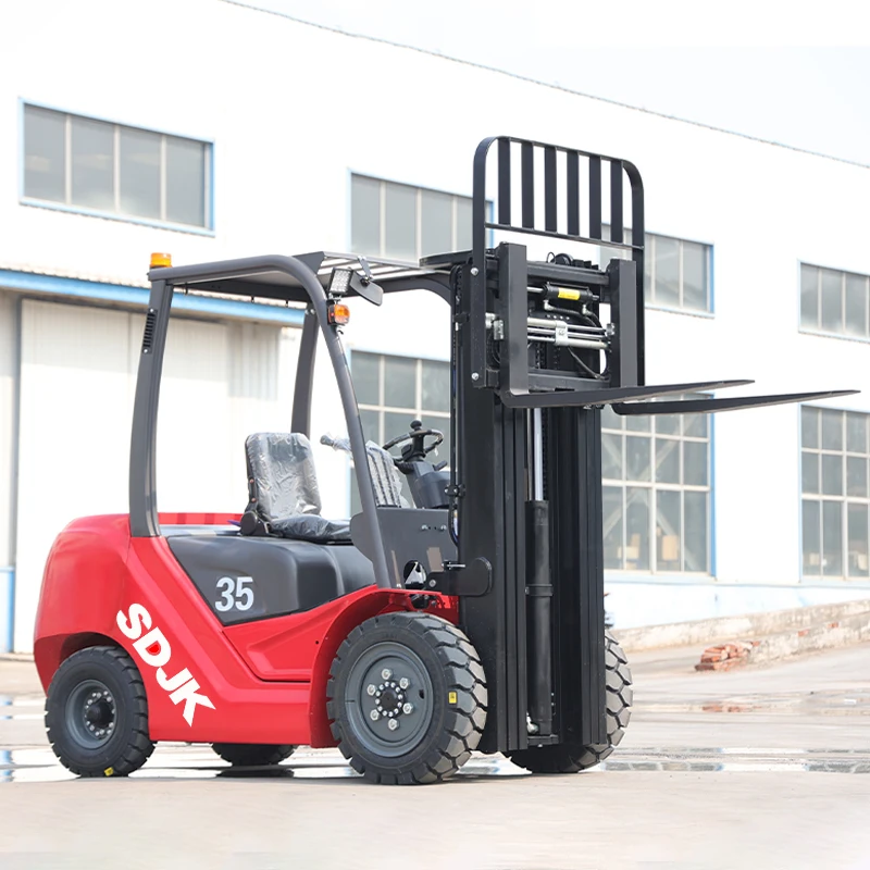 3.5 Ton Small Forklift Diesel Powered Counterbalanced Forklift Warehouse Transport 1-3 Ton Small Forklift Can Be Customized