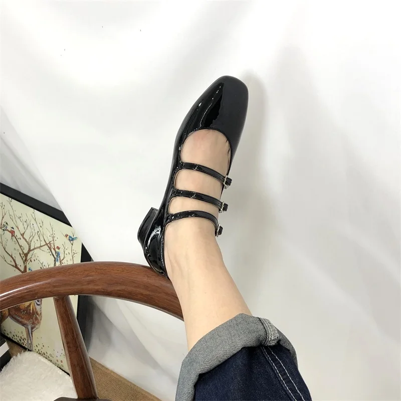 2023 New Round Toe Pumps Women Sexy Buckle High Heels Wedding Shoes Women Fashion Party Comfortable Women Shoes Zapatos De Mujer