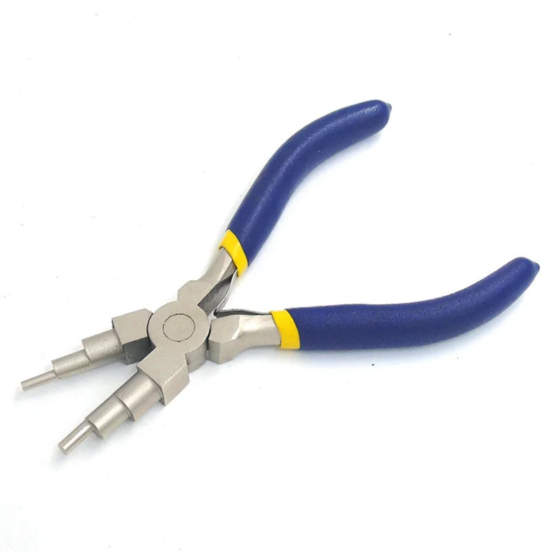 6 in 1 Handheld Forming Rustproof Rings Bail Making Plier for 3Mm To 10Mm Carbon Steel Portable Jewelry Tool Wire Looper