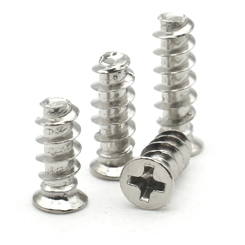 100/10pcs/lot M5*8mm/10mm/12mm/14mm/16mm KB Computer PC Case Cooling Fan Mount Screw Small Head Heat Dissipation Screws Fixer