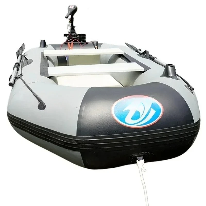 c2 Rubber Raft Thickened Inflatable Boat Fishing Kayak Inflatable Boat Hard Bottom Folding Lure Special Hovercraft