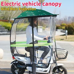 Electric Vehicle Canopy Full Surrounding Warm Sunscreen Motorcycle Canopy Electric Motorcycle Waterproof Windproof Windshield