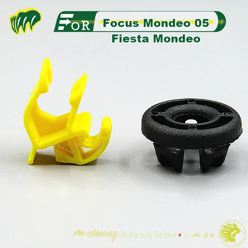 

2pcs Set Ford Focus Mondeo 05 Fiesta Mondeo Engine Hood Buckle Engine Hood Support Rod Buckle Fixing Buckle Accessories