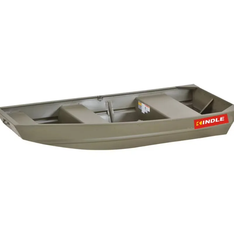 Customized 2025 New Best Cheap Flat Bottom Wide Aluminum Hunting and Fishing Boats