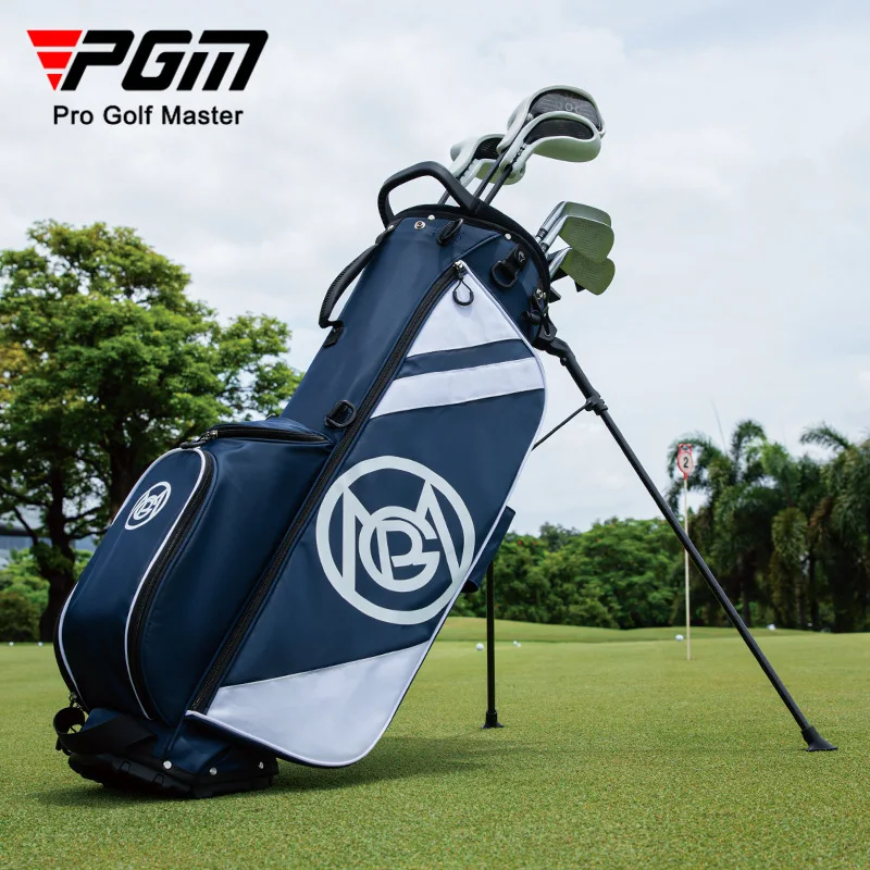 PGM Golf Stand Bag with Foldable Base Waterproof Lightweight Golf Club Bag for Men Women