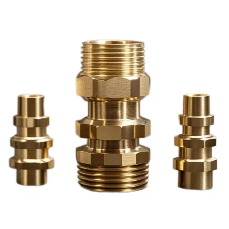 CNC Milling Triangle Parts Brass Turning Parts Processing Services Mini Cnc Machining