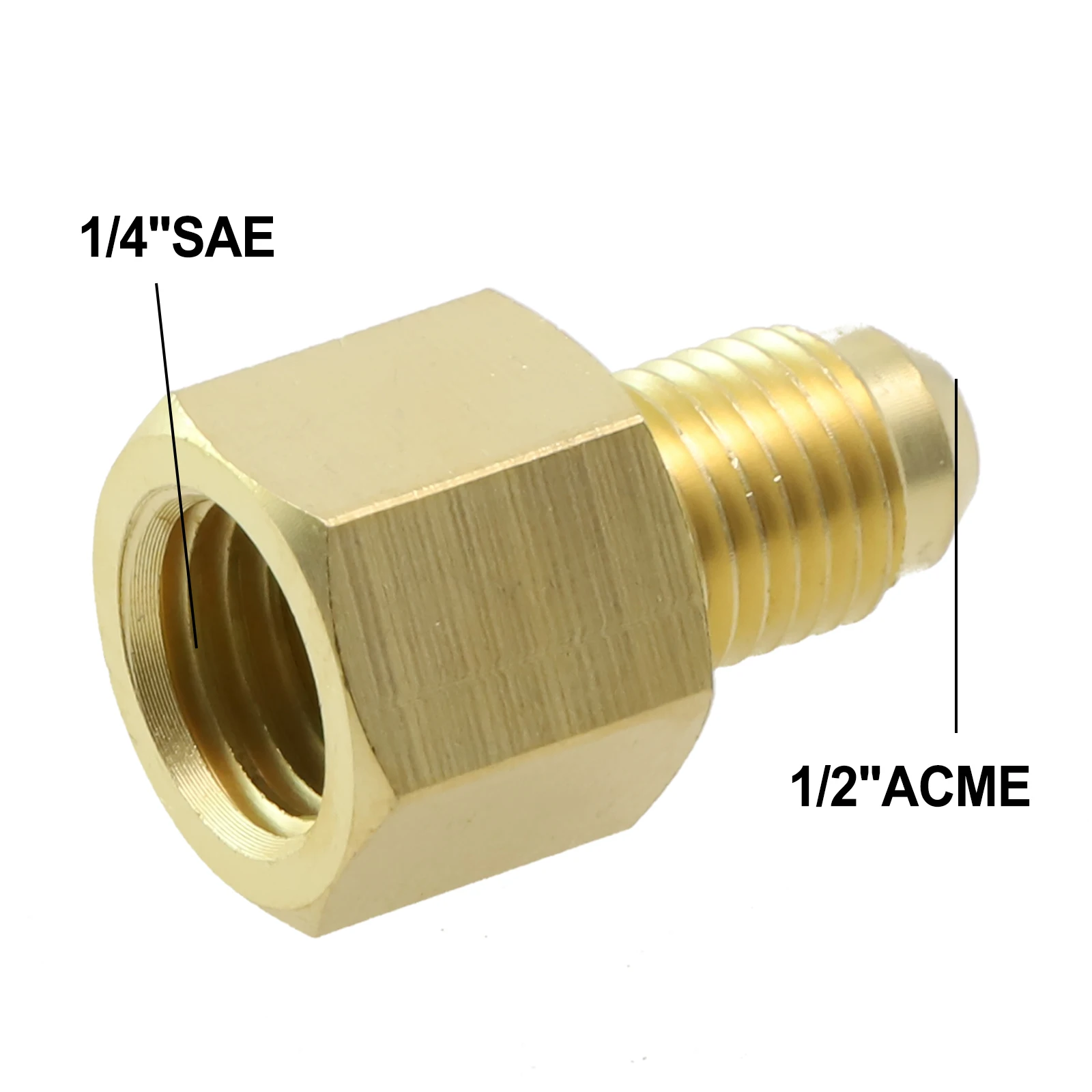 1/4 SAE Male Conditioner Adapter Conversion head Anti-aging Automotive Accessories Tool Quick Coupling Internal thread 1/2\"