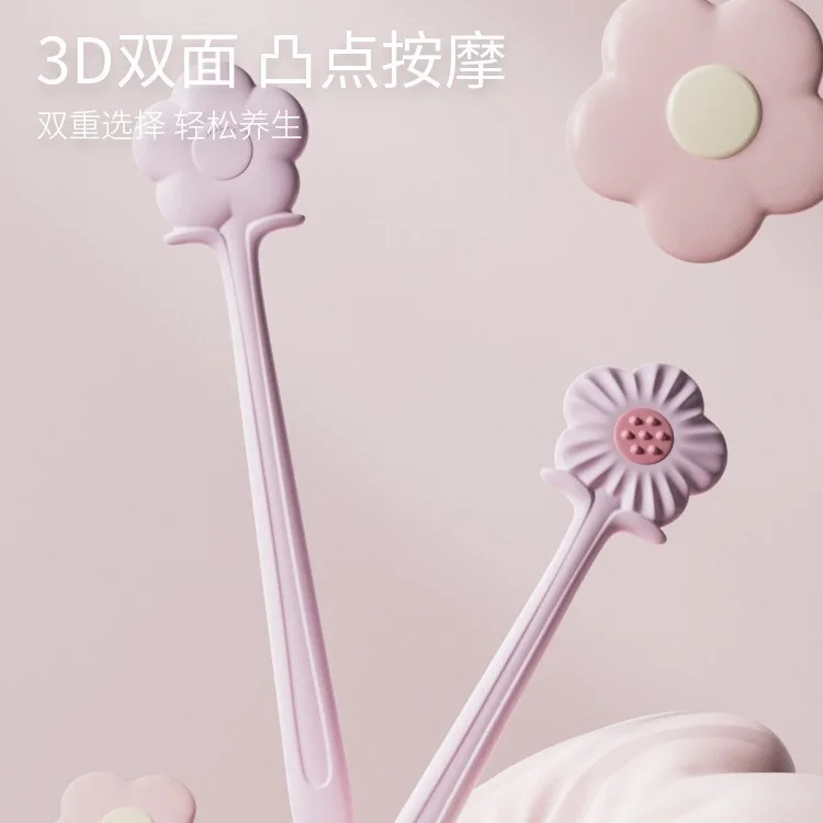Healthy Meridian Health Pat Silicone Pat Quick Scah Beat Back Beat Household Shoulder and Neck Massage Multifunctional Pat Stick