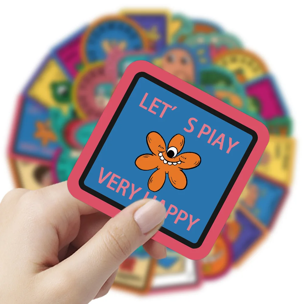 Picture 3: 60 Pieces of Quirky Decorative Waterproof Stickers, Phone Case Decoration Stickers, Planner Stickers, Stickers, Waterproof Stickers, Advantages: Waterproof, Can Be Re-Pasted, No Residue, Beautifully Designed.