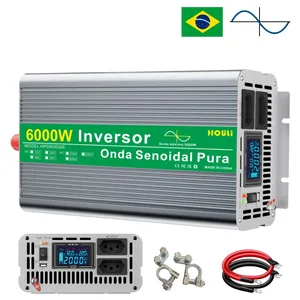 Hall Pure Sennoidal Wave Wechselrichter 3000W 4000W 5000W 6000W in Brasilien 10 Hauptverkäufe 6000W Wechselrichter - №6