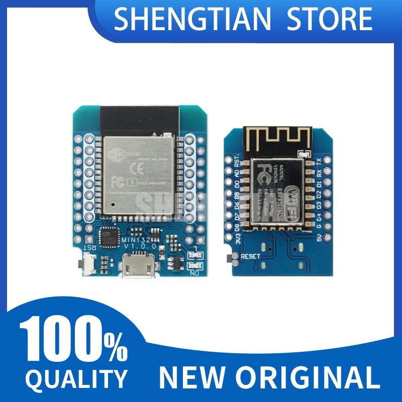 D1 Mini ESP32BT Bytes Lua WIFI Internet of Things Development Board Based ESP8266 CH340G CP2104 CH9102F