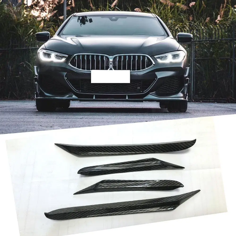 

Front Bumper Fog Lamp Side Canards Fins For BMW 8 Series 840i G14 G15 G16 2019+